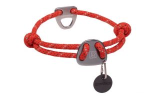 Knot-a piros kutya nyakörv - Knot-a kötél anyagú kutya nyakörvek
