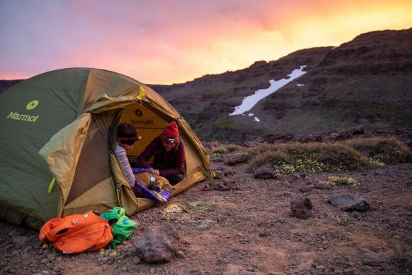 Highlands kék hálózsák M méret