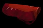 Vert vízálló, bélelt piros kutyakabát XXS méret